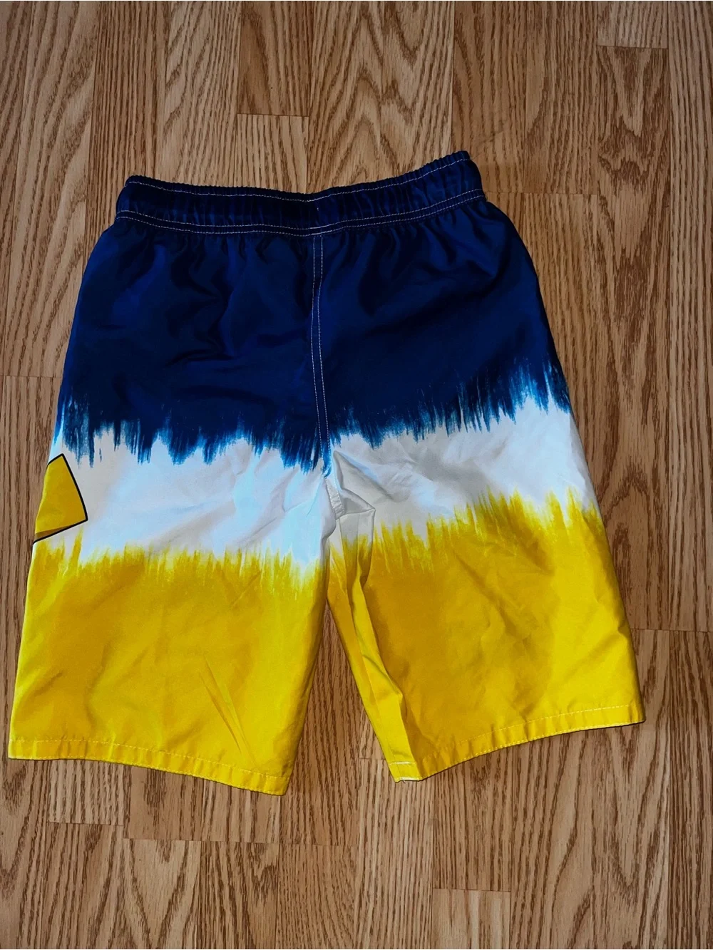 Pokemon Youth Large Yellow Blue Pikachu Swim Trunks